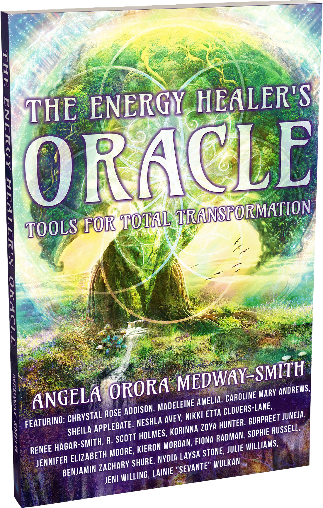 The Energy Healers Oracle Book Cover Transparent